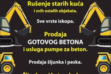 Građevisnke usluge Beton Plus Vršac